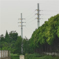 18 Ft Utility Street Pole Hot Dip Galvanized Power Distribution Steel Pole Supplier