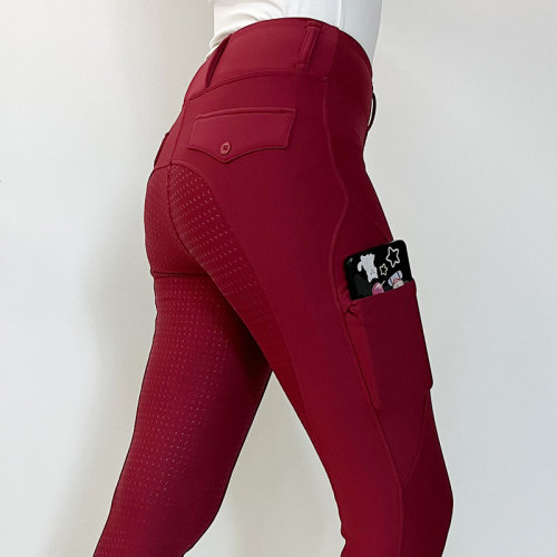 New 2 Color Silicone Ladies Equestrian Pants