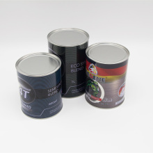 1L metal airtight tin can with metal cover