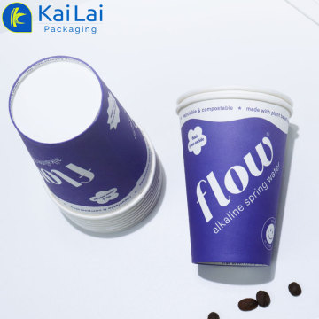 Biodegradable and Recyclable 8oz Paper Coffee Cup Lids for Hot Drinks