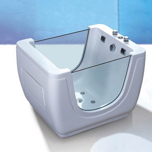 European style baby rectangular infant small hot spa bath tub