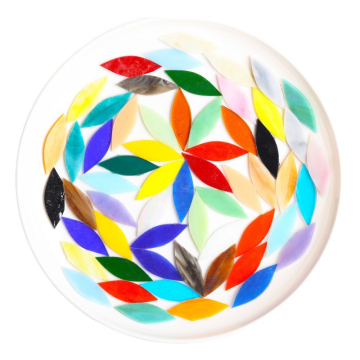 Ceramics Colorful Glazed DIY Mosaic Art Tiles