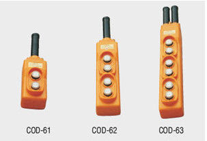 Hoist Waterproof Cob Push Button Switch , Small Remote Control Switches 2 / 4 / 6 Lines