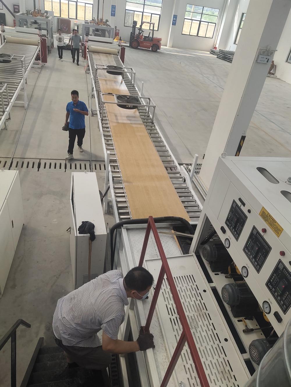 New Standard Rigid Core Vinyl Plank Making Machine