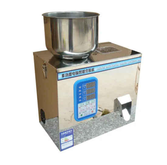 Semi-Auto Stainless Steel Powder Weighing and Filling Machine for Tea, Coffee Beans, and Rice