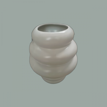 Handmade Ring Ceramic Vase