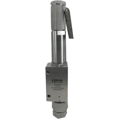High Pressure Stainless Steel Safety Relief Valve - HYDR-STAR Similar to Swagelok