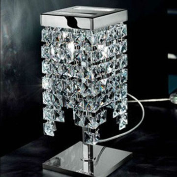 Modern factory-outlet crystal abajur de cabeceira