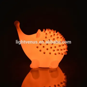 animal hedgehog night light table lamp light