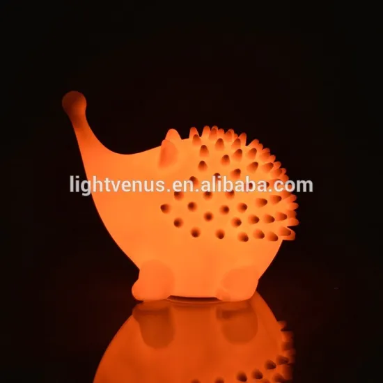 animal shape night light hedgehog