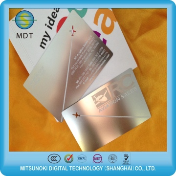 High quality stainless steel metal vip card
