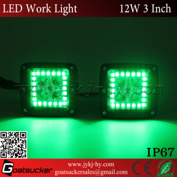 2017 Newest Red Green Blue Flush mount LED Pods