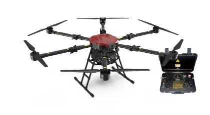 Oil-electric hybrid UAV Y140