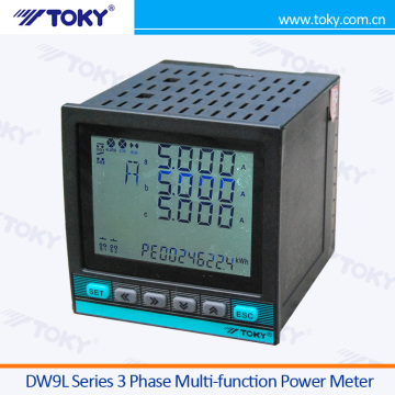3 Phase Multi Function Power Meter Kwh Meter Toky DW9L LCD display