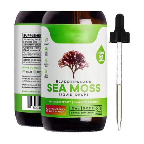 Organic Bladderwrack Sea Moss Liquid Drops