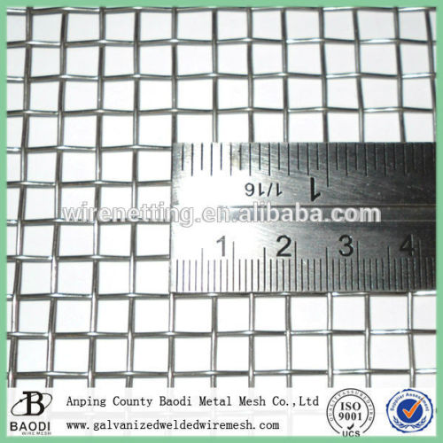 galvanized steel crimped copper wire mesh