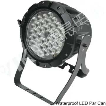 Waterproof LED Par Can Fixture Dimmable DMX RGB Lights 60W