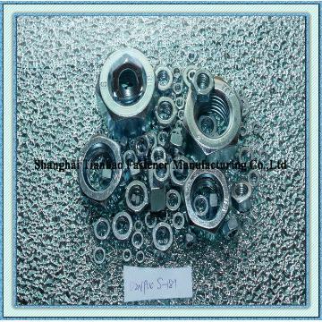 DIN 934 GRADE-4.6.8.10 ZINC PLATED HEX NUTS