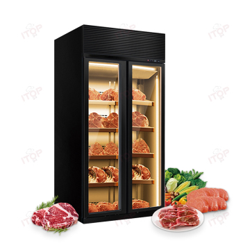 Kühlschrank mit trockenem Alter für Rindfleisch und Steak -Reifung