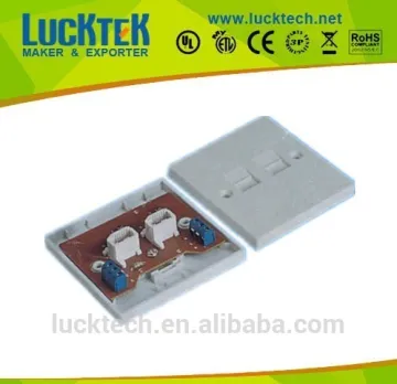 telephone RJ11 coupler wall mounted plate