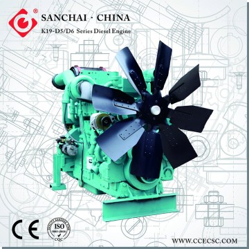 6-cylinder 4 Stroke 450hp- 800hp KTA19 Diesel Engine for Marine Generator Manufactory Direct Sale with ISO and CE