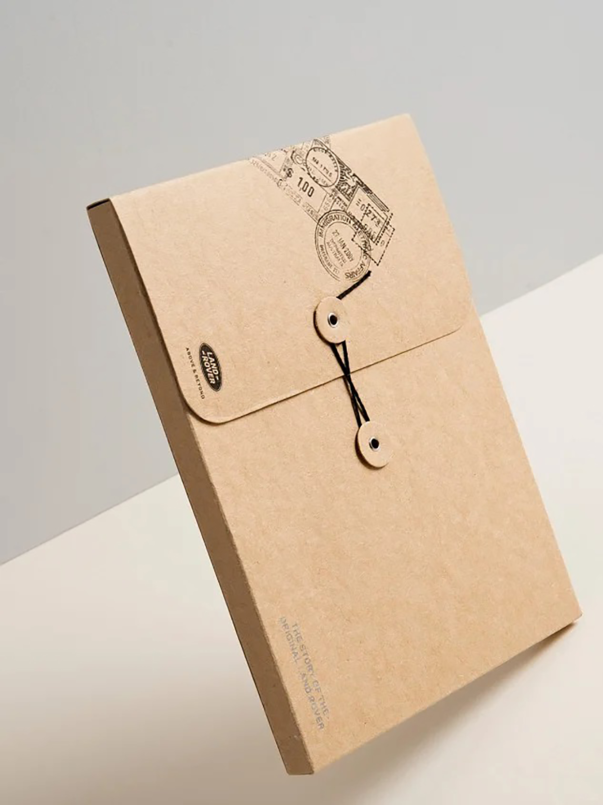 Diseño de carpeta de archivos de papel