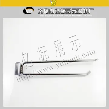 Supermarket Single/double prong hanging cross bar hooks