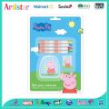 Peppa Pig 6-piece crayon blister card set