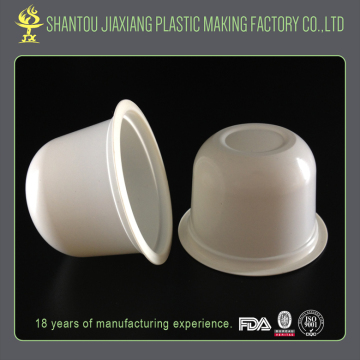 customized white pp disposable yogurt plastic cups price