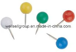Wholesale 9.5X22mm Assorted Colored Rond Head Thumb Pin