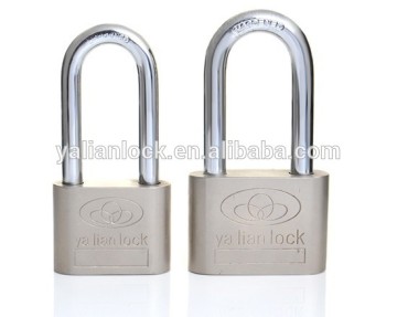 Long Shackle Nickle Coated Big Round Corner Padlock