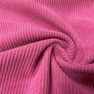 100% polyester knitted corduroy shirt fabric for pants