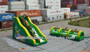 2015 newest water funny inflatable slip n slide
