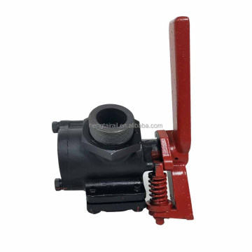UIC Standard High Quality Train Left Cast Iron Angle Cock
