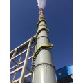 Free-standing industrial decorative chimney