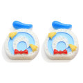 Simulation Cartoon Cake Roll Flat Back Resin Cabochon Kawaii Food Scrapbook Craft DIY Hair Accessories Phone Decor