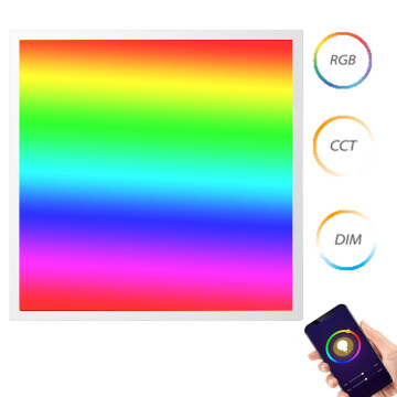 DMX Zigbee Remote Control Dimmable Square RGBCCT Smart LED Peain Panel Light 60x60cm