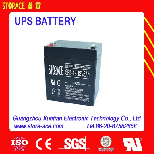 12v 5ah SLA ups battery