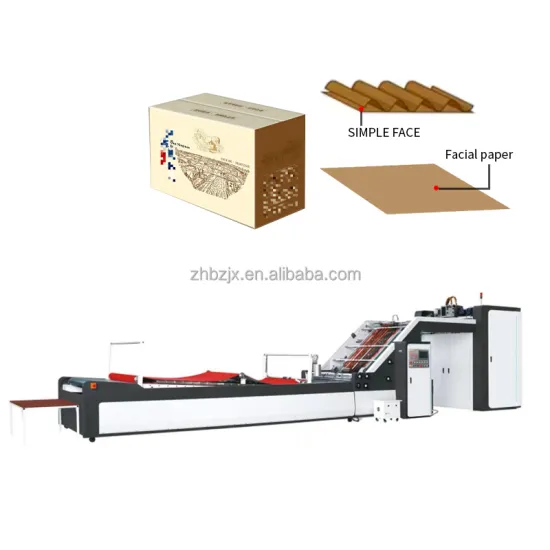 ZH-G Manufacturer Direct Sales: High Speed Corrugated Groove Laminating Machine