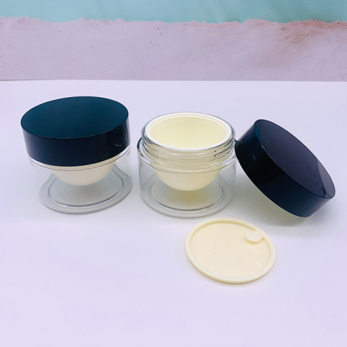 Contenedor de frasco cosmético para crema para el cuidado de la piel