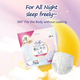 Secure Anti Leak Menstrual Panties for Night Use