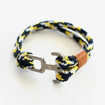 Handmade braided with metal clasps barrettes &hemp