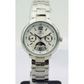 Moonphase Stainless steel Lady's watch