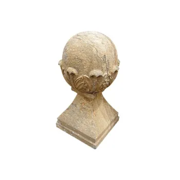 Marble Stone Column Cap Carvings: Roman Pillar Head Designs