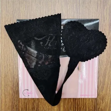 Sexy Lady Open Thong C String Adhesive Underwear