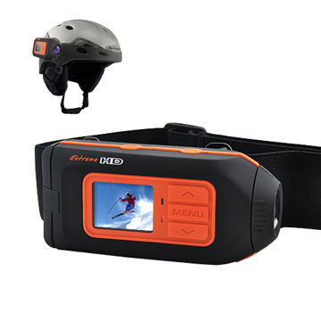 Action Sport Cam Camera, Full HD 1,080p, Video Helmet Cam with 1,200mA