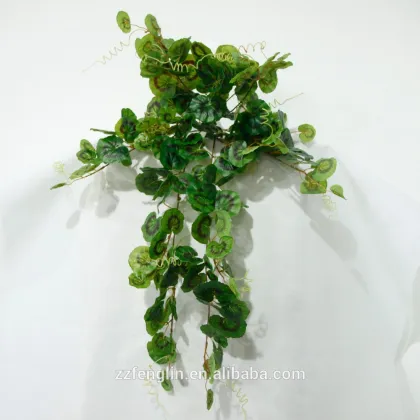 nearly natural wall hanging ornament artificial ivy leave wholesale fake latex ivy for wall decoration