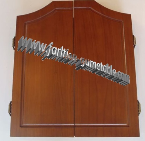 Solid Wood Dartboard Cabinet Set