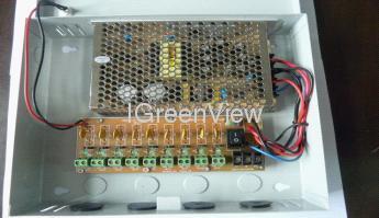 9 canaux puissance de sécutité (12v5a Cctv Power Box)