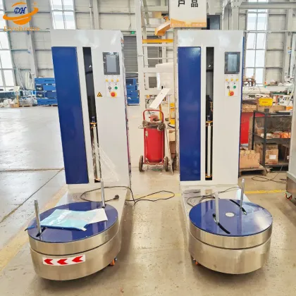 Airport luggage wrapping machine suitcase wrapping machine